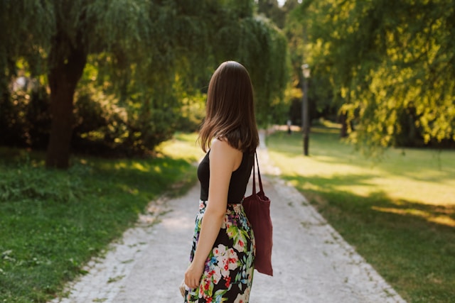 personne dans un parc